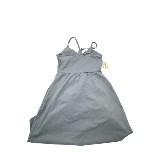 Halara Cloudful Air Fabric Backless Racerback Stacked Crossover Hem Mini Dress S - Picture 5 of 12